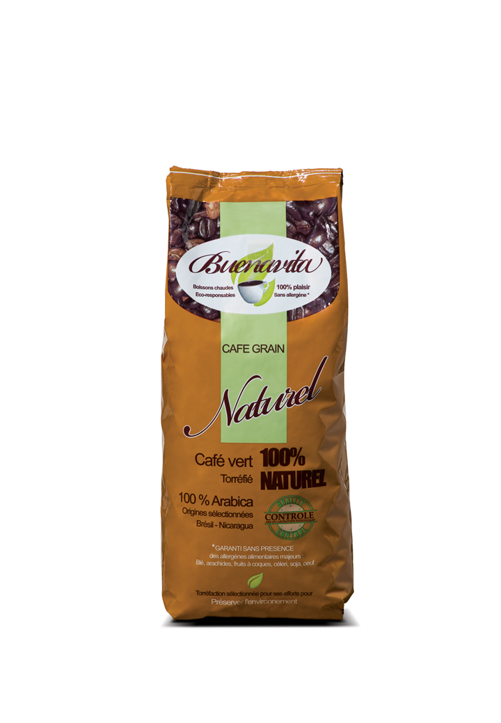 Café en grains Naturel (1kg) - Buenavita