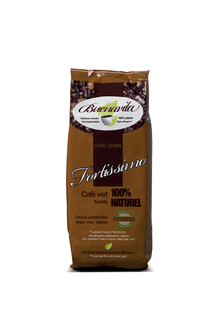Café en grains Fortissimo (1kg) - Buenavita