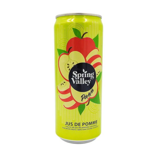 SPRING VALLEY 100% JUS POMME SLIM 33CL